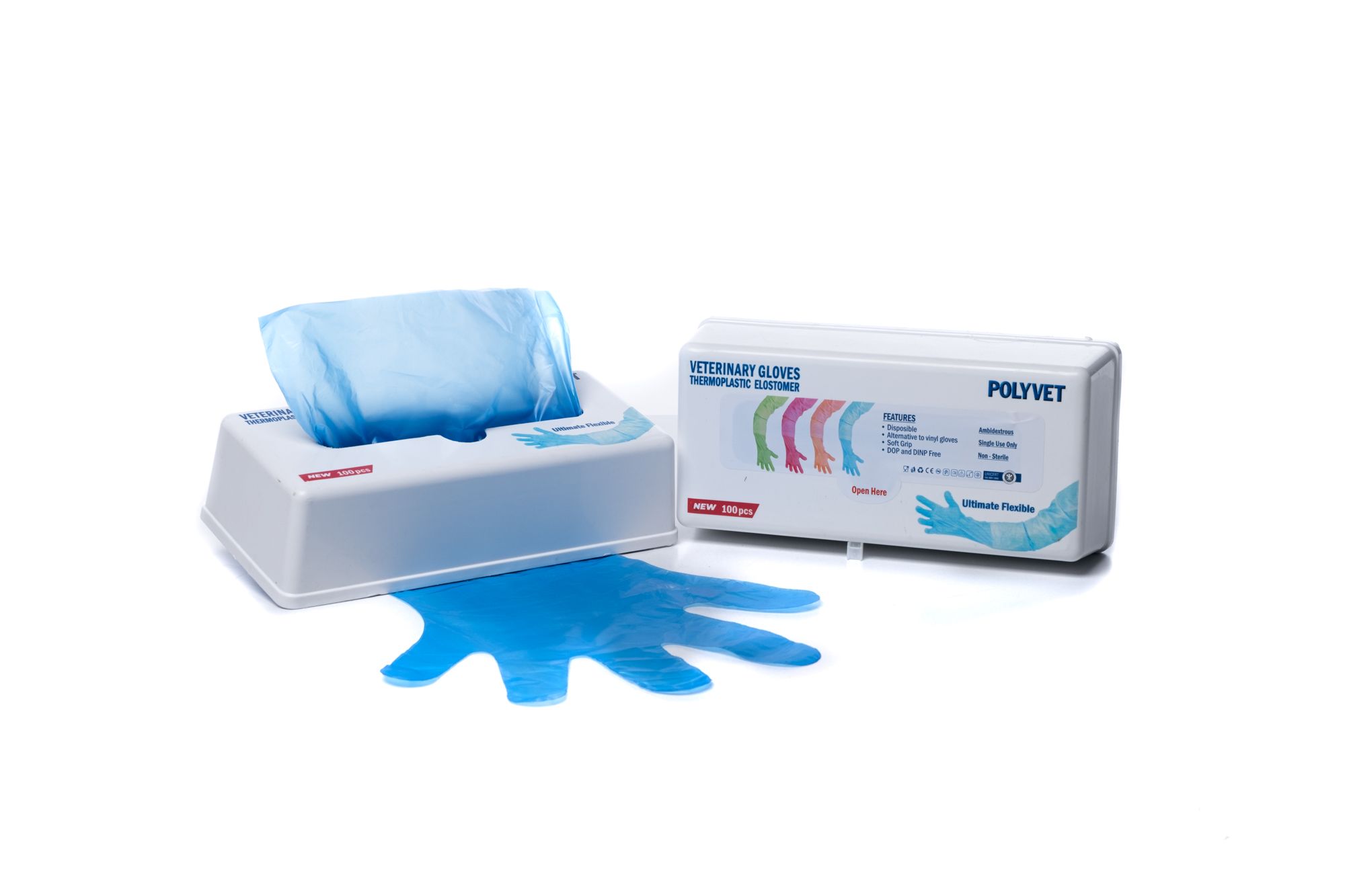 Ultimate Filexible Mavi Tohumlama Eldiveni 100 lü